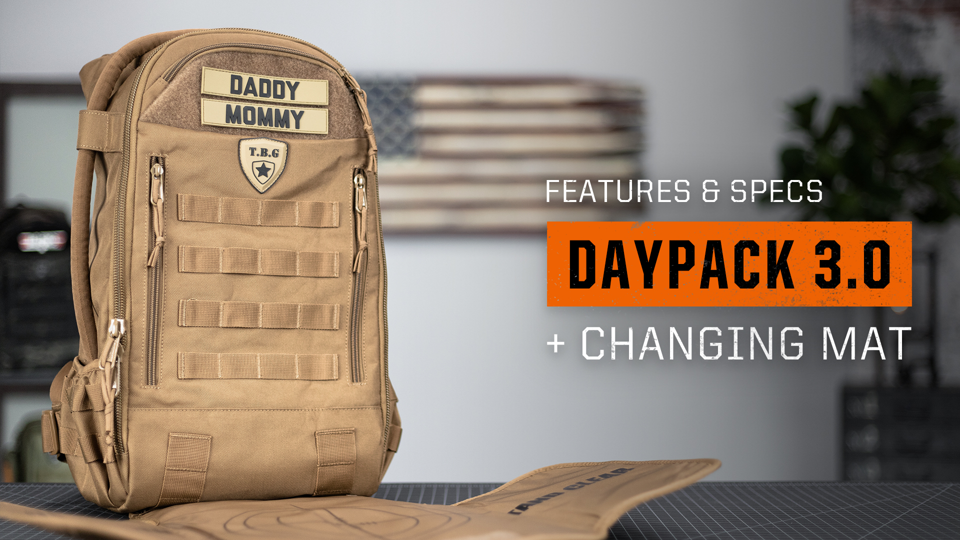 Watch Tactical Baby Gear Daypack 3.0 Diaper Bag Backpack Features